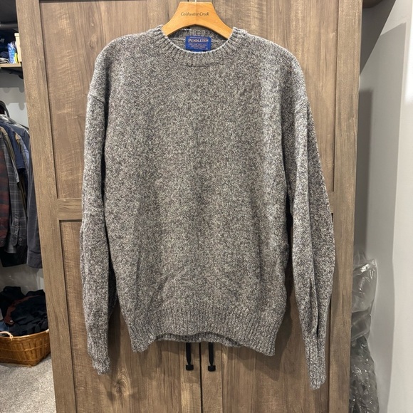 Pendleton Large Shetland Wool Sweater Crew Neck (flaw) - Picture 1 of 11